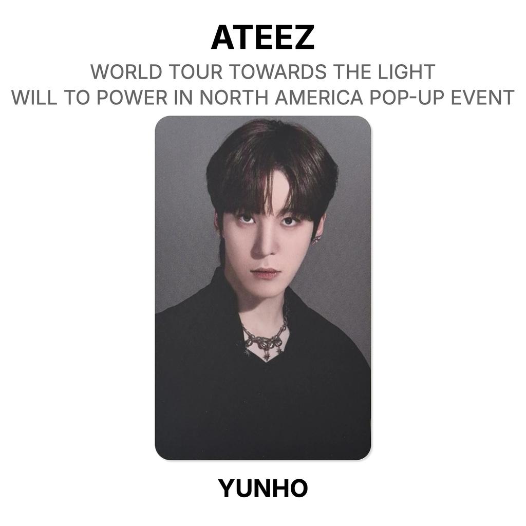 ATEEZ WORLD TOUR TOWARDS THE LIGHT : WILL TO POWER IN NORTH AMERICA POP-UP EVENT Official Photocard