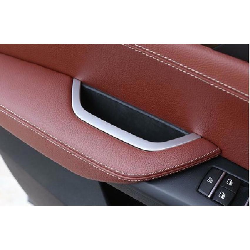 For BMW X3 F25 X4 F26 2011-2017 ABS Silver Front Door Storage Box Frame Trim 1X