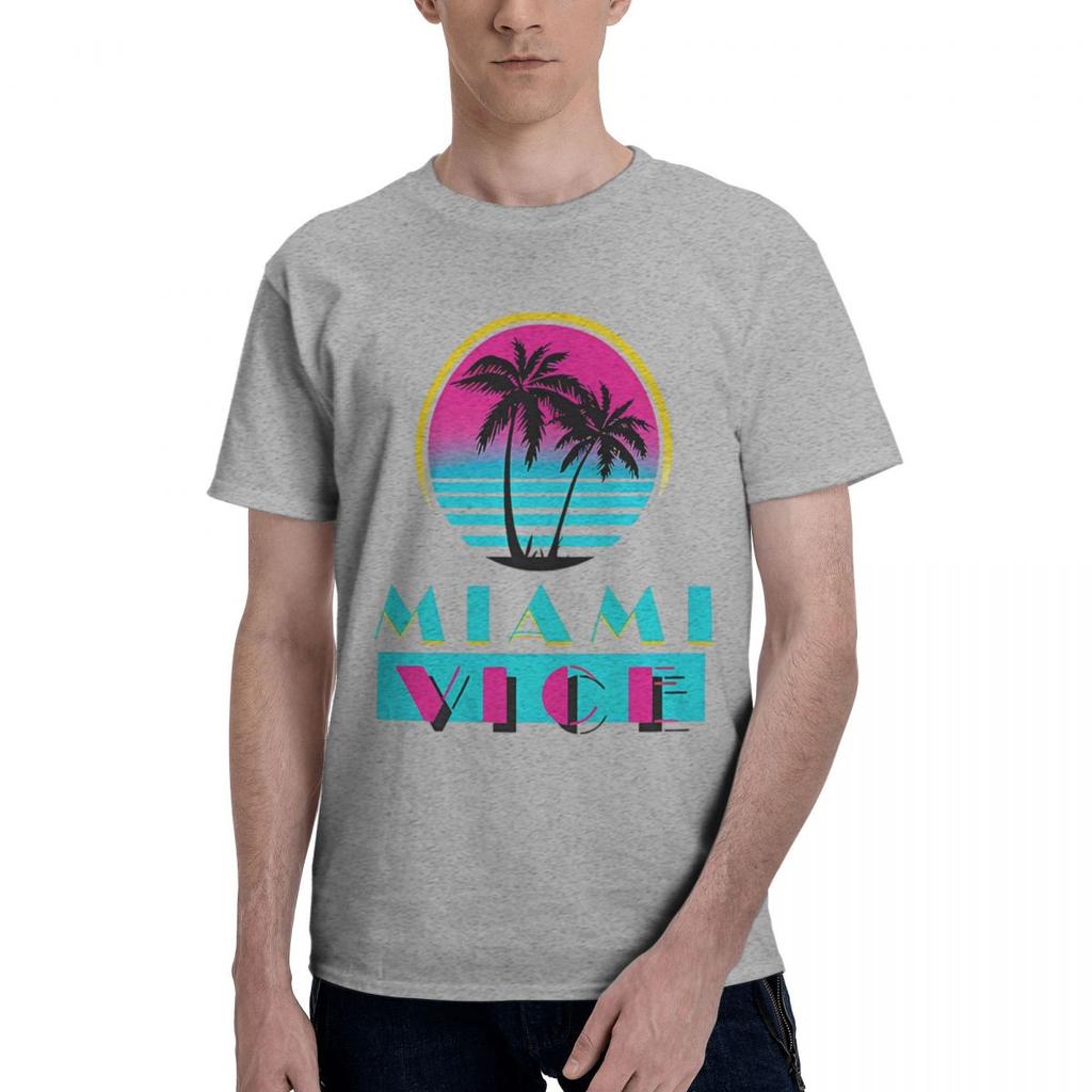 Miami Vice Kolekce 100% Bavlna Ležérní Prodyšné Pohodlné Oblečení Designové Oblečení Muži Pánské Oblečení