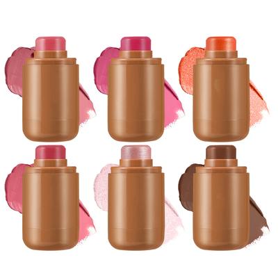 Buildable Multi-Use Blush Stick | Creamy, Non-Greasy Formula for Cheeks, Lips, Eyes | Natural Color, Hydrating & Long-Wearing 3-in-1 Makeup
