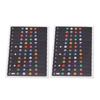 4PCS Multi-color Ukulele Fretboard Stickers PVC Material Ukulele Note Sticker  For Beginner