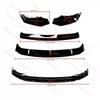 High Quality ABS 4Pcs Car Front Lip Bumper Spoiler Body Kit Glossy Black Carbon Fiber Look For BMW X5 G05 M Sport 2019 To 2026