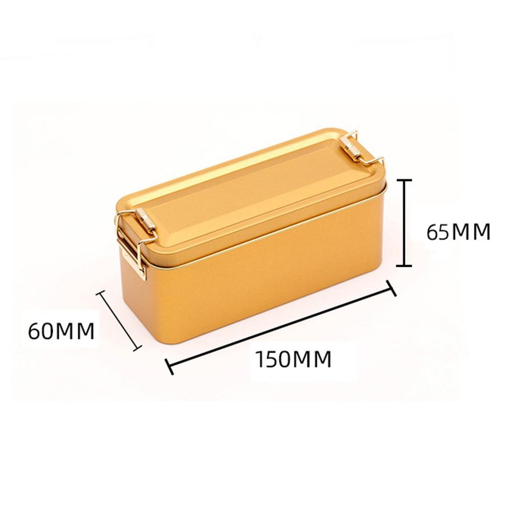 High Quality With Lid Rectangular Iron Box Old-fashioned Rectangular Iron Box Colored Durable Tin Box Pineapple Cake Packaging