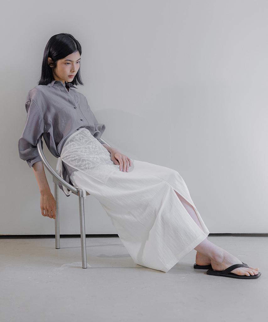 Oeoseoul Lace Wrap Skirt