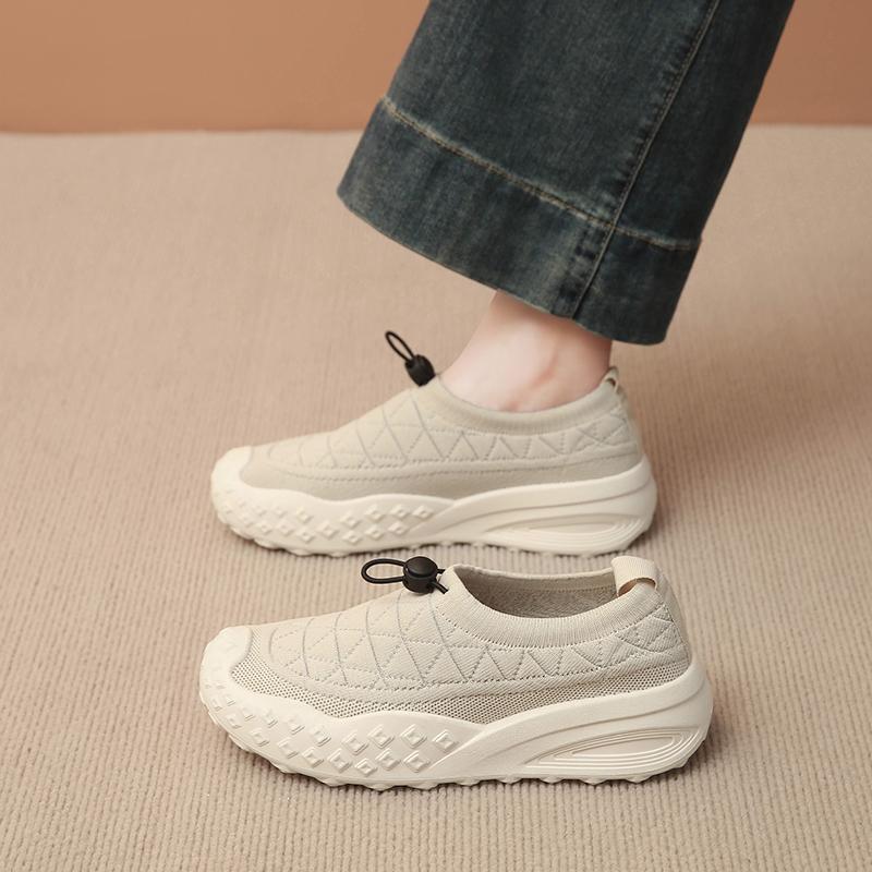 

CRLAYDK Лоферы для женщин Дышащие Слипоны Сетчатые Балетки Повседневная Обувь для Ходьбы Женская Мама Удобные Теннисные Туфли Кроссовки для Путешествий 40