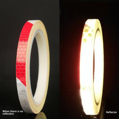 8M In Length Bicycle Reflective Sticker Tape Noctilucent Waterproof Fluorescent Bike Decoration