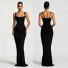 Women's Slim Fit Fishtail Dress Adjustable Straps Light Luxury Dinner Wedding Party Dress Dress