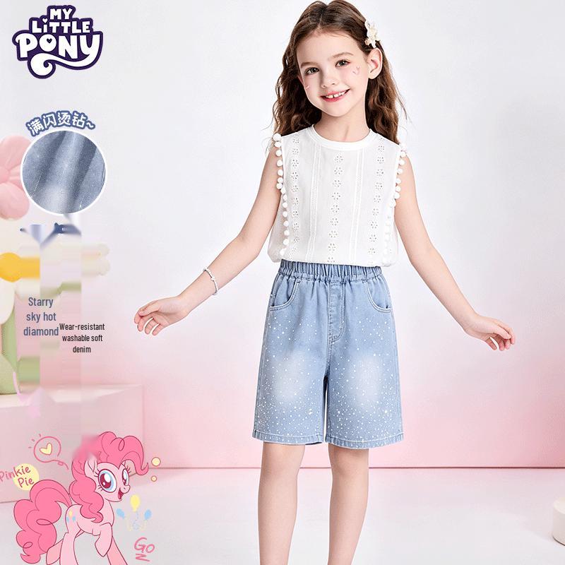 My Little Pony Girls  Lightweight Denim Bermuda Shorts 140