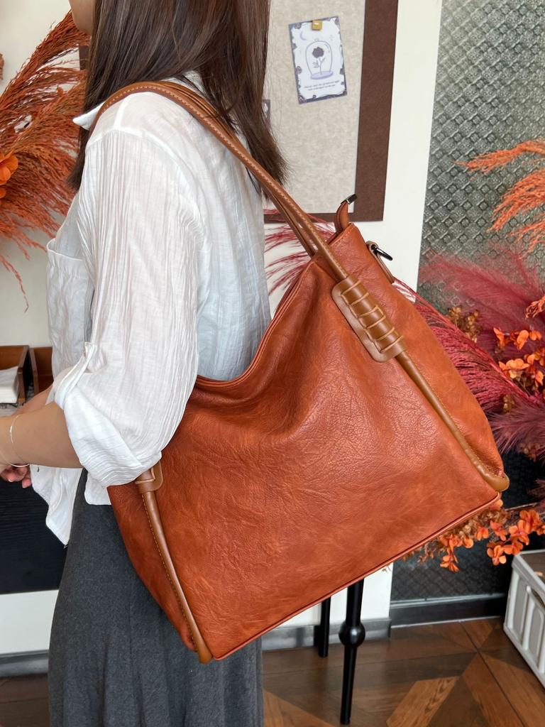 Tragetasche, Lässige und Modische Damen-Umhängetasche, Einfache Tägliche Pendler-Crossbody-Tasche, Vielseitige und Großvolumige Tragetasche