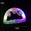 Bright Led Light Up Sensory Toy Flashing Tambourine Musical Instrument Shaking Party Atmosphere Child Toys Random Color