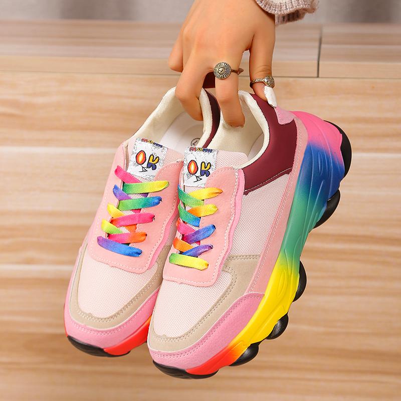 Women Sneakers 2025 Running Colorful Casual Running Shoes Women Outdoor Comfort Platform Sneakers Women Zapatos De Mujer