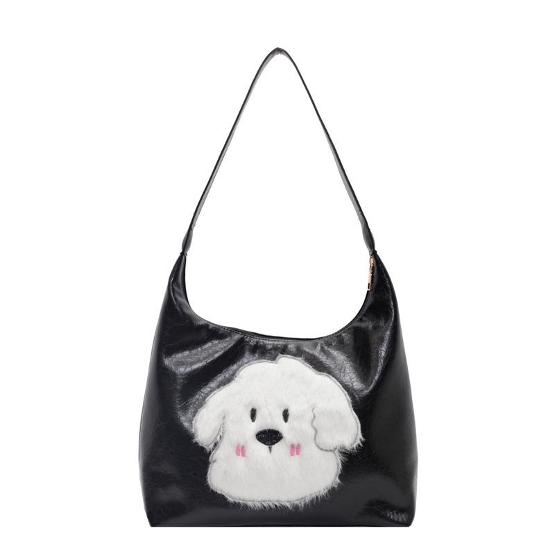 Trendy Fashion High Sense Shoulder Handbag Retro Large Capacity Women'S Tote Bag