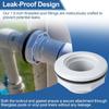 Raccordo Piscina da 1-1/2 Pollici con Guarnizione Adattatore di Mandata Piscina per Hayward SP1023