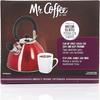 Morbern 1.8 Quart Stainless Steel Whistling Tea Kettle Red
