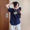 White Short-sleeved T-shirt Women's Pure Cotton New Popular Summer Korean Lazy Wind Loose Half-sleeved T-shirt Top