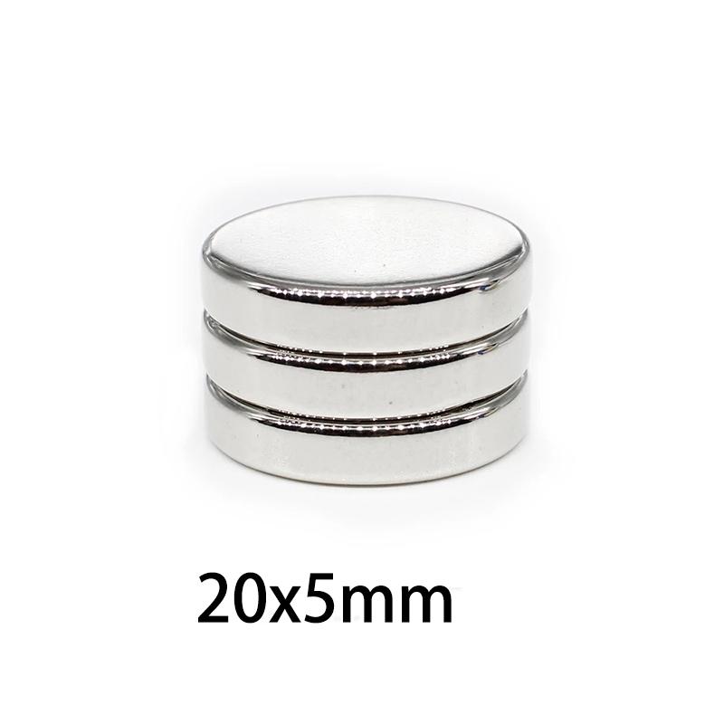 

10pcs 20mm x 5mm Disc Magnets - Heavy Duty Round Magnets for Motors, Generators & Industrial Machinery