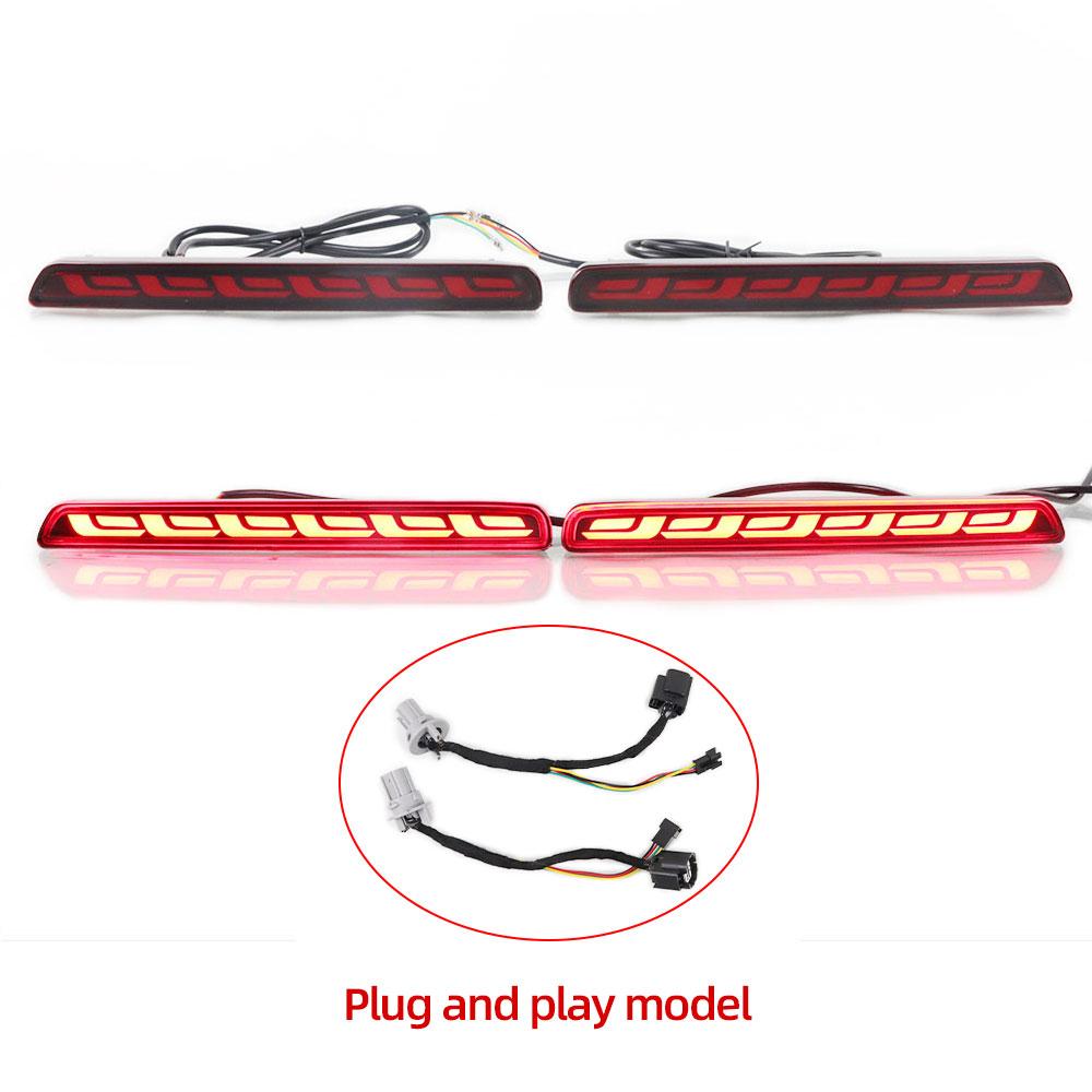 Car LED Rear Fog Lamp For Honda CR-V CRV  2024 2025 Car Bumper Brake Light Reflector turn Signal Indicators