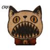 Atmospheric Retro Interior Ornaments Halloween Wooden Ornaments, Distressed Pumpkin/Cat Decorations, Desktop & Wall Artistic Home Office Decor Decors