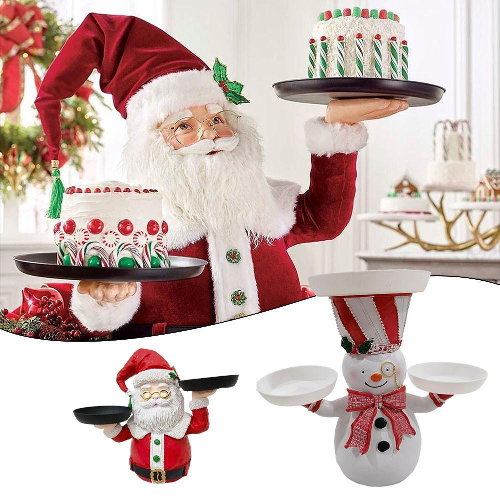 Santa Claus In Tray Christmas Ornaments 16.5*18.5*29cm