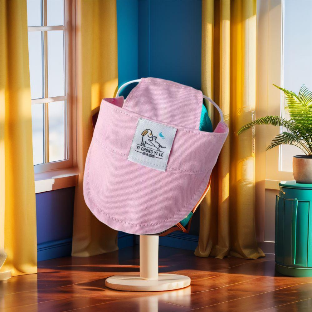 Adjustable Pet Cat Sunscreen Hat With Ear Holes Doggy Visor Dog Duck Tongue Hat Sun Protection