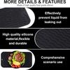 Large Silicone Dish Drying Mat, 30x15cm/ 11.81x5.91inch Foldable Draining Board Mat, Heat-Resistant Drainer Non-Slip Drying Mat