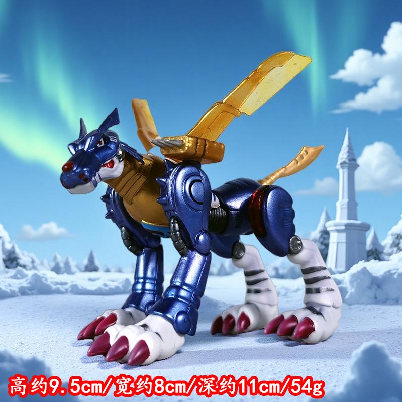 

Digimon Adventure Анимационные Игрушки Металл Гарурумон 9,5 см Gk Фигурка Аниме Модель Настольное Украшение Игрушка Подарок на День Рождения Мальчику