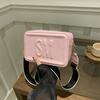 Commuter Small Square Bag 2025 Spring Personalized Fashion New Trend Messenger Shoulder Bag Casual High Value Wide Shoulder Strap