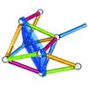 Jeu de construction - geomag - glitter - 30 pièces - multicolore - à partir de 3 ans