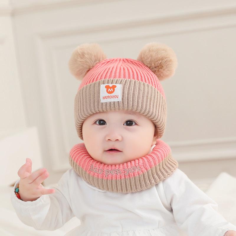 Newborn Autumn Winter Wool Knit Hat for Boys & Girls