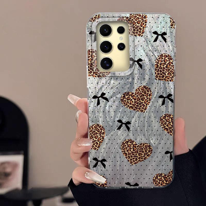 Case For Samsung Galaxy A56 S24 S25 Plus Ultra A15 A25 A55 A35 A16 A26 A36 5G Phone Cover Graffiti New Pink Love Patterns Bumper