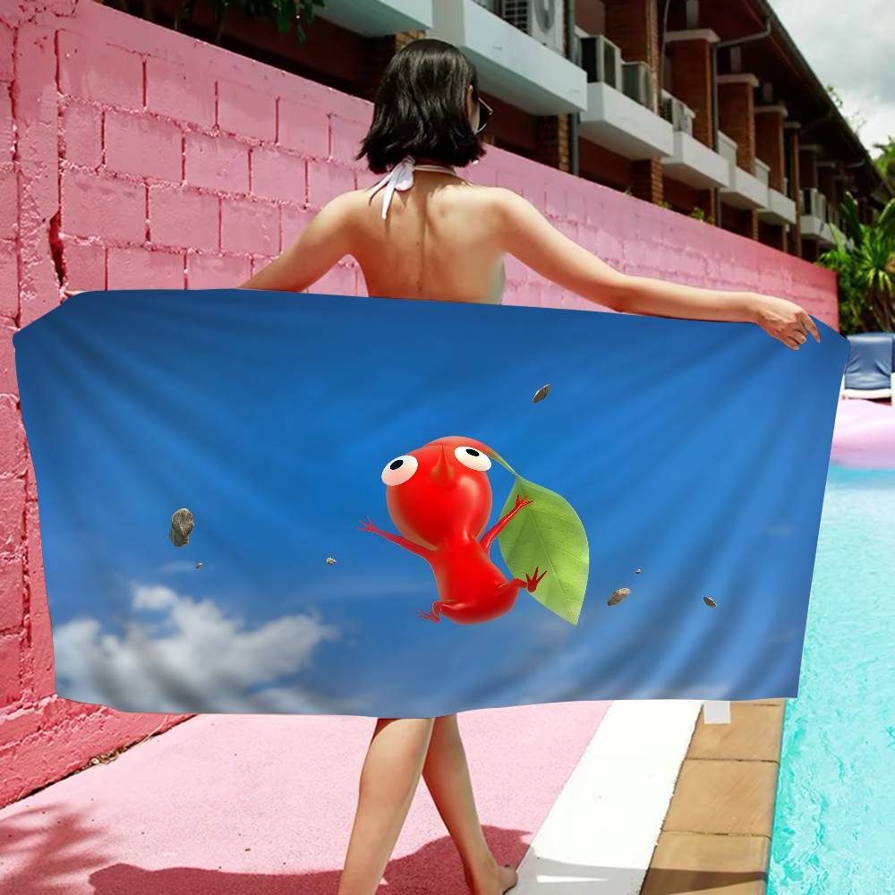 P-pikmin Game Big Microfiber Beach Towels Quick Dry Towel Sand Beach Towels Pool Towel For Travel Swim Pool Yoga