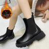 Fashion Women Boots Hot Luxury Thick Sole Chelsea Boots Women Flat Casual Boots High Quality Fashion Shoes for Women Zapatos De Mujer