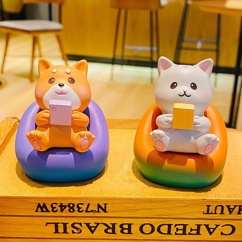 Cute Resin Sofa Baby Cartoon Figurines Desktop Decoration Perfect For Gift Giving