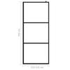 Vidaxl Shower Wall, Transparent Esg Glass, 115 X 195 Cm