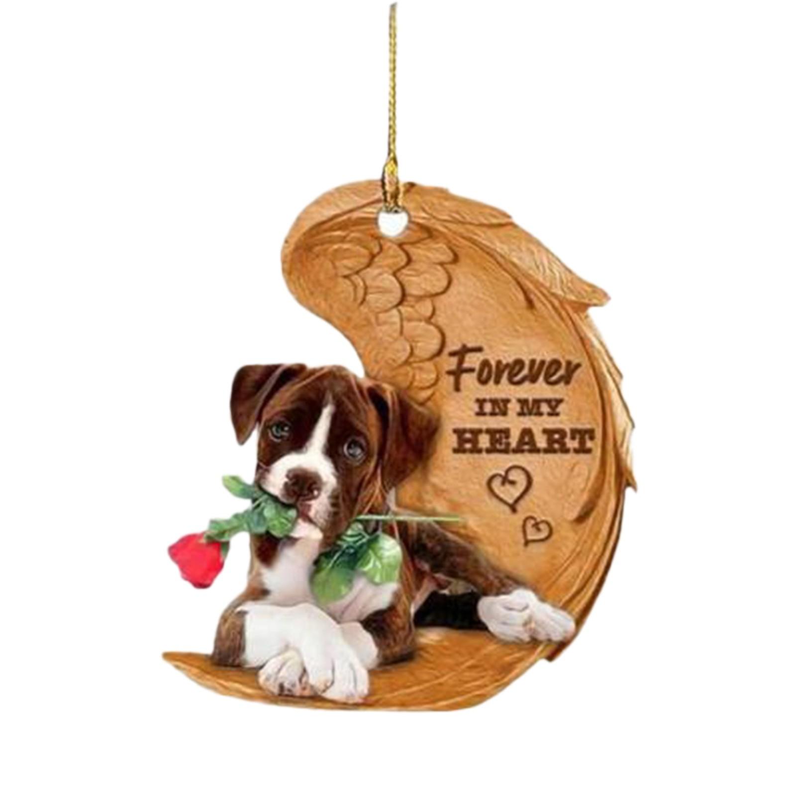 

Акриловые подвесные украшения для собак, автомобильные аксессуары, украшение интерьера, креативный милый автомобильный кулон, подвеска One Size