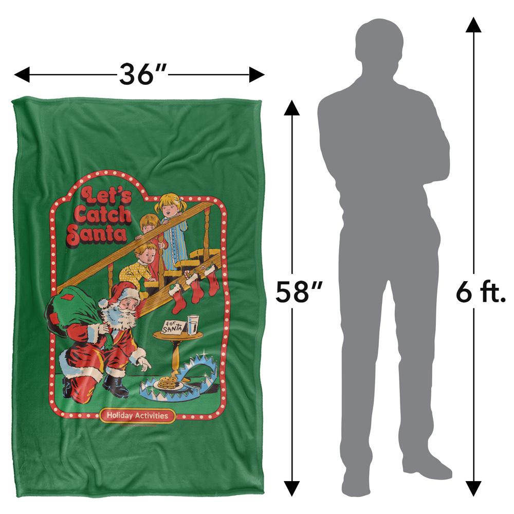 Steven Rhodes LetÂ´s Catch Santa Soft Touch Blanket
