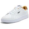 Puma Baskets Basses Classiques Décontractées Grounded Perf Baskets Unisexe Blanc Gris 398418-01