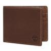 Pánská peněženka bifold z matné zrnité kůže Timberland, hnědá (TB0A2MNF2141)