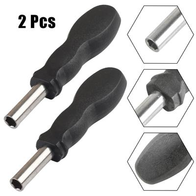 Sechskantgriff Schraubendrehergriff 1/4 Zoll 2 Stück Kunststoff