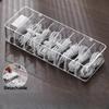 The Data Cable Storage Box Is Equipped with 10 White Zip Ties for Organizing and Storing Data Cables, Suitable for Small Items