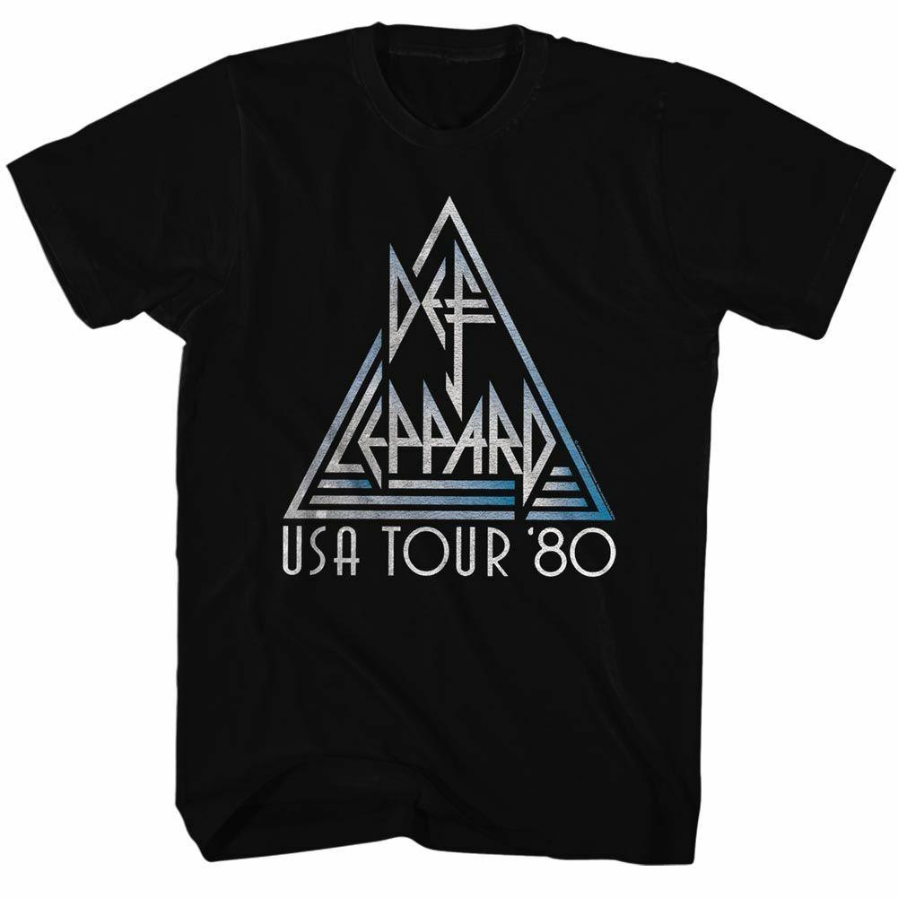 Def Leppard USA Black Adult T-Shirt XXXL
