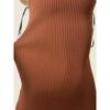 US Fashion Brand Stylish Shoulder Sunken Stripe Silm Bodycon Dress Foreign Trade Original Order Knitting Sexy Sexy Skirt