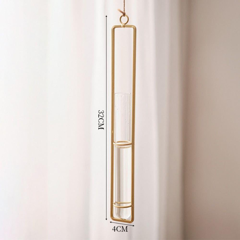 Wall Hanging Test Tube Vases Thickened Glass Vase Gardening Supplies Hanging Glass Planter  Garden