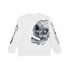 Palace X Lotties Skull Letter Graphic Crewneck Sweatshirt Unisex Sweatshirt White P20ES032