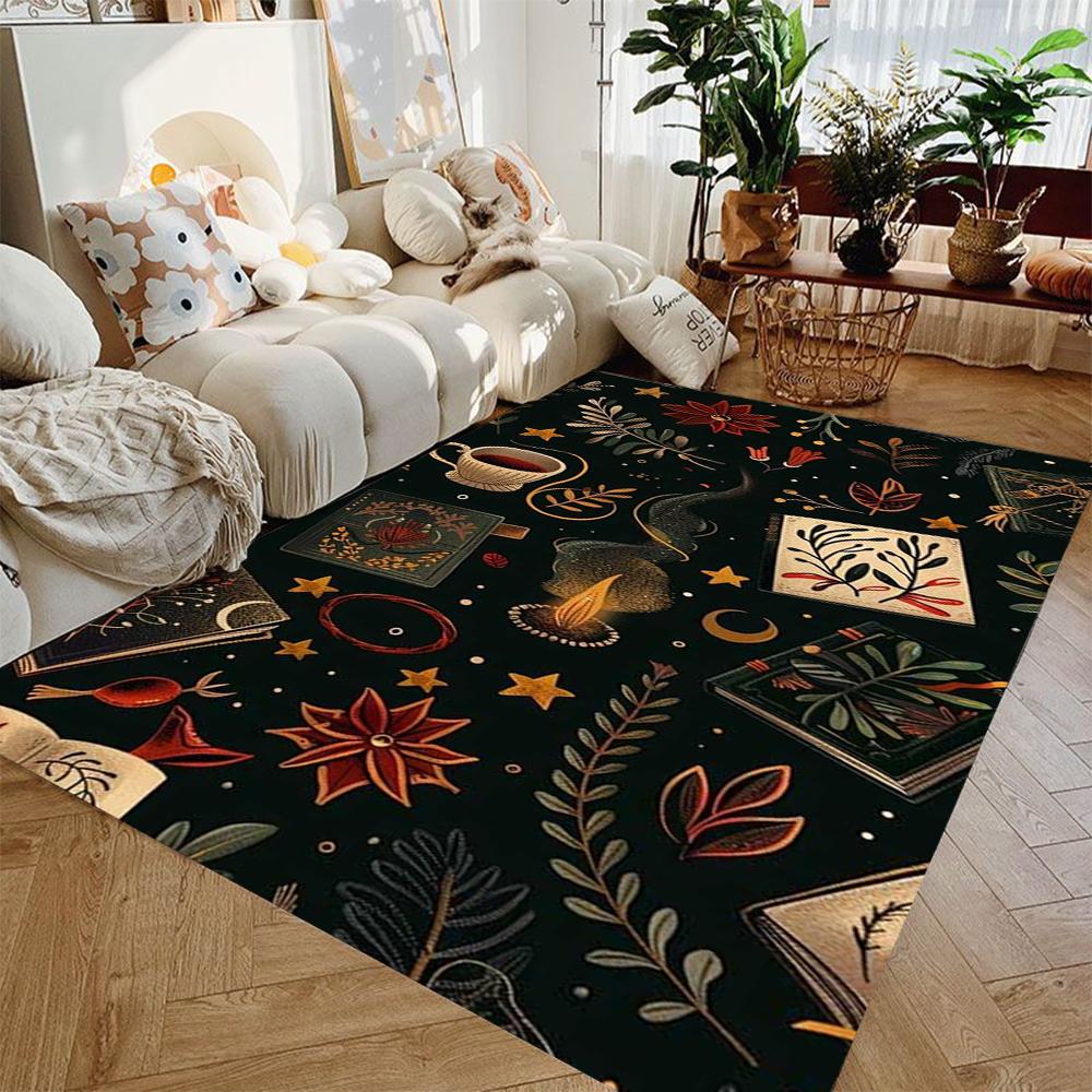 

Cat Book Shelf Carpet Rug for Bedroom Living Room Home Sofa Children Game Large Decor Floor Mat Retro Kitchen Home Decoration 40x60cm16x24in