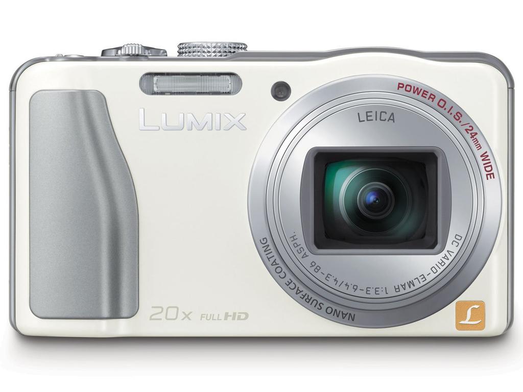 Panasonic Lumix TZ30 Digital 20x Camera, Optical, White, DMC-TZ30-W