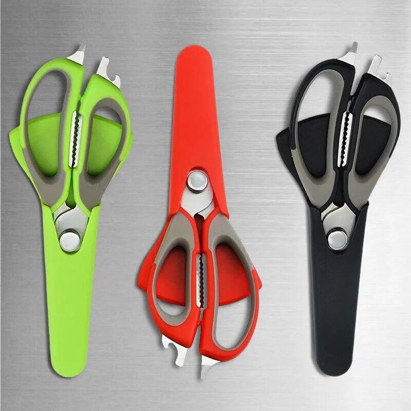 Kitchen Shears Heavy Duty Kitchen Scissors With Cover For Meat Vegetables BBQ Kitchen Accessories Cooking Tools
