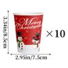 2024 Christmas Snowman Party Set: Paper Cups, Plates, Knives, Forks & Spoons