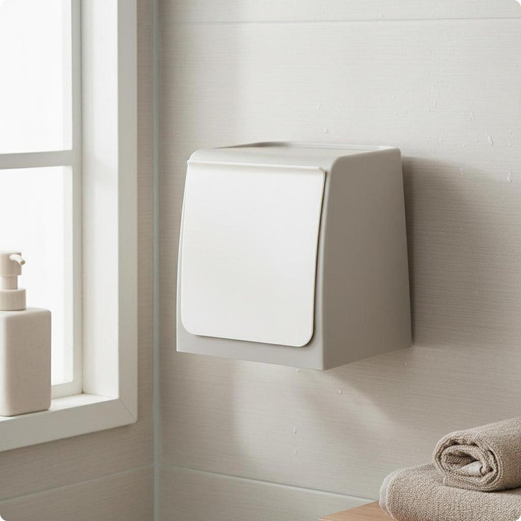 Napkin Holder Space Saving Pad Easy Access WallAttached Container