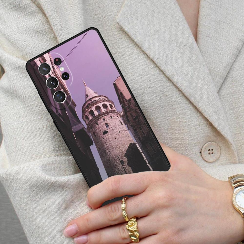Turkey Galata Kulesi Cell Phone Case for Samsung Galaxy S26 Ultra S25 S24 S23 S22 S21 S20 Note10 Cover